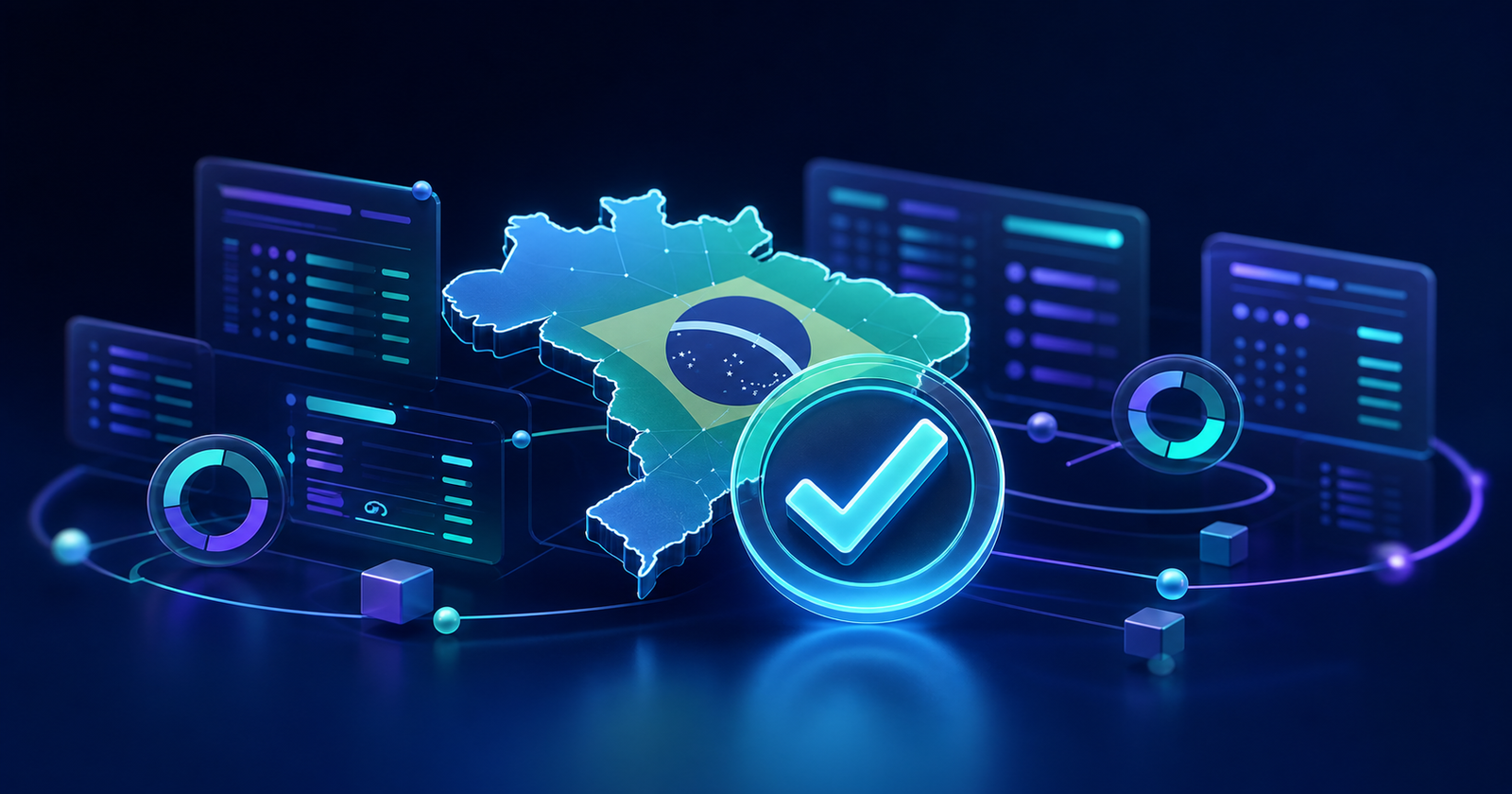 Abstract Brazilian test document numbers with verification digits and validation marks