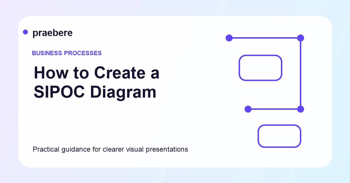Illustrated cover for How to Create a SIPOC Diagram Before Mapping a Detailed Process
