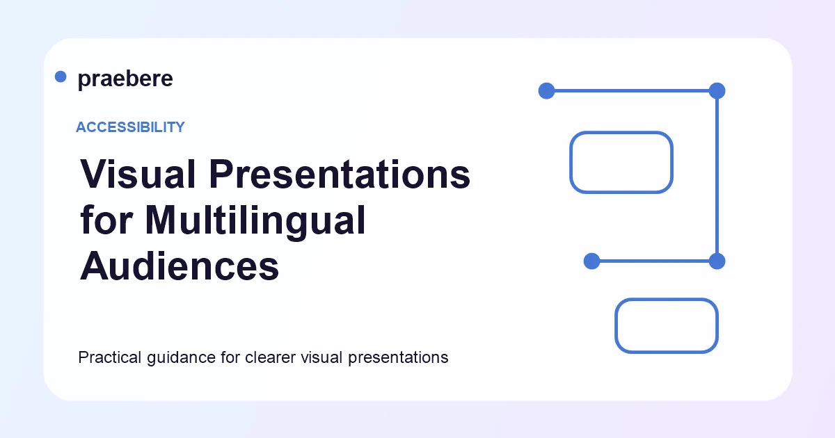 Illustrated cover for How to Design Visual Presentations for Multilingual Audiences