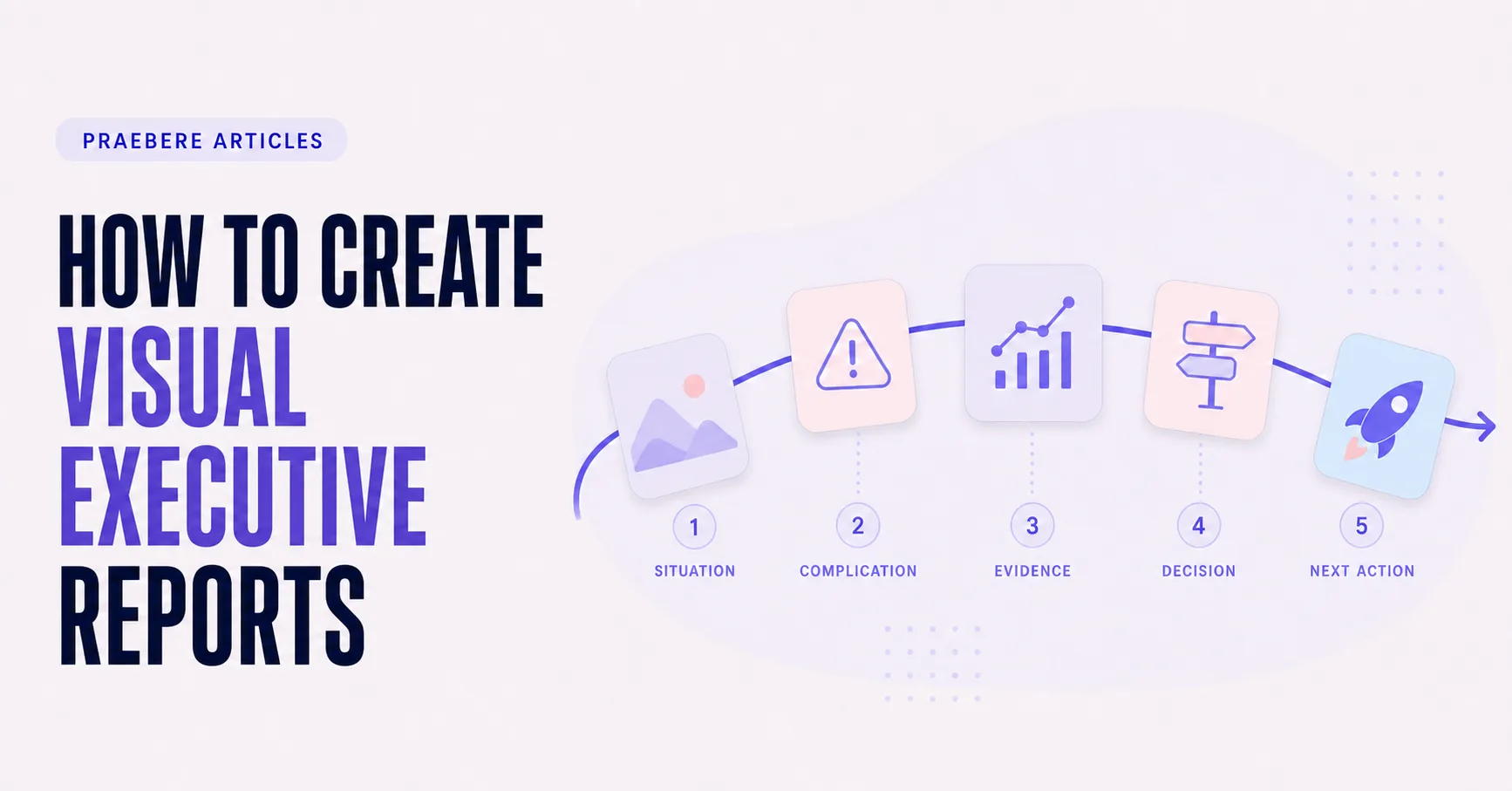 Illustrated cover for How to Create Visual Executive Reports
