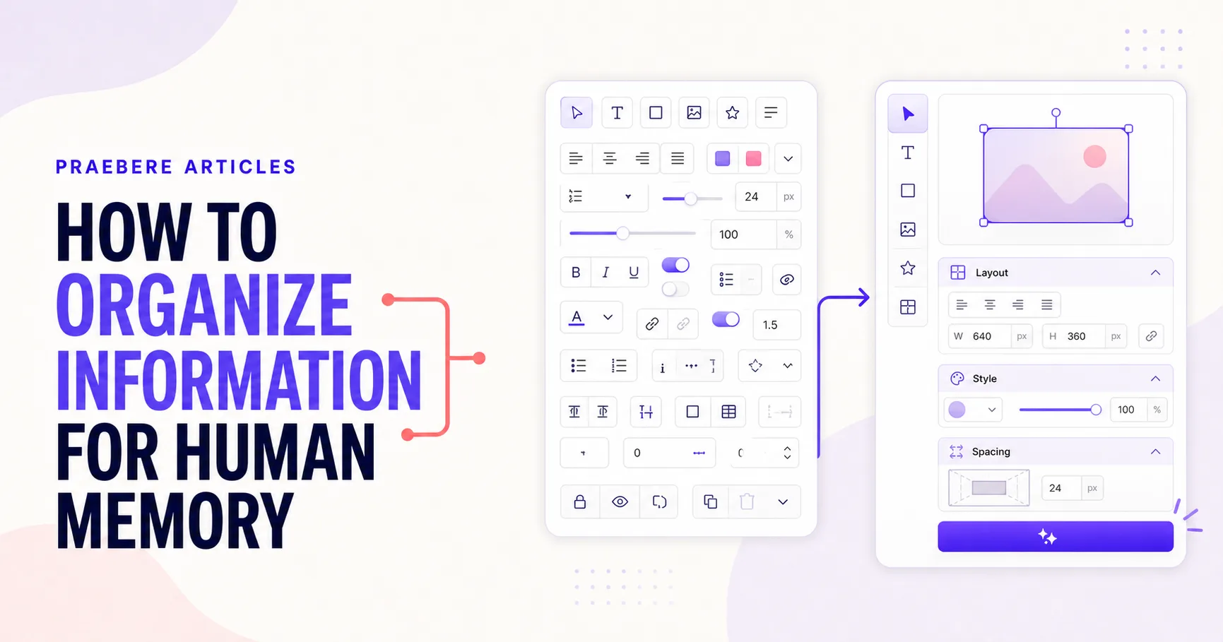 Illustrated cover for How to Organize Information for Human Memory