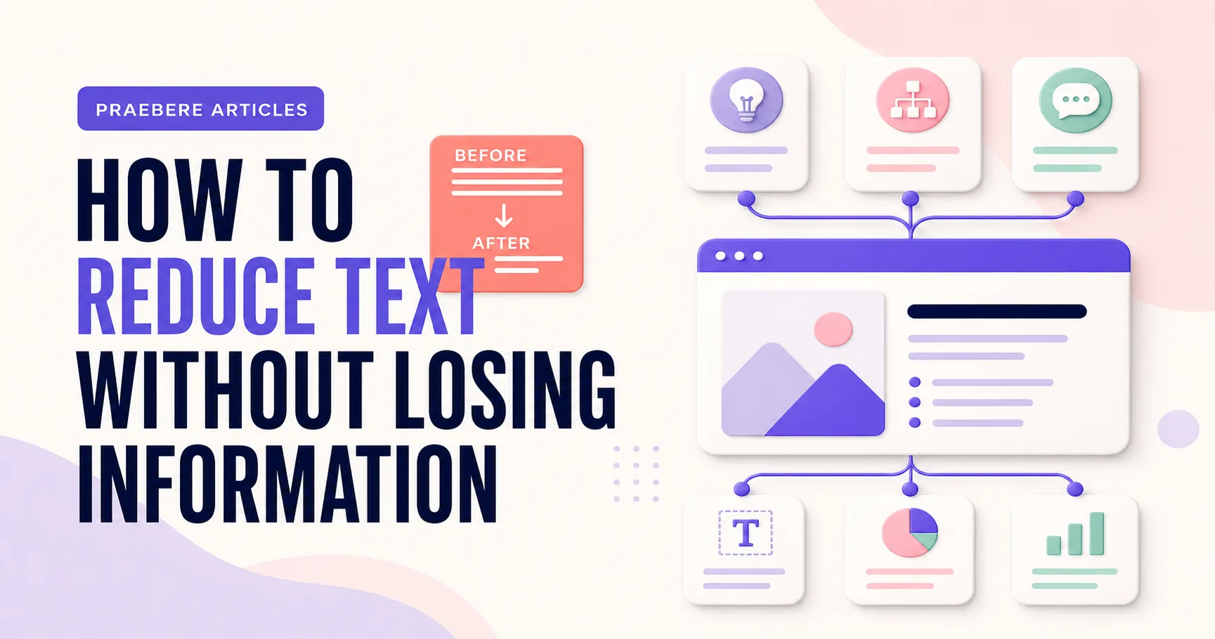 Illustrated cover for How to Reduce Text Without Losing Information