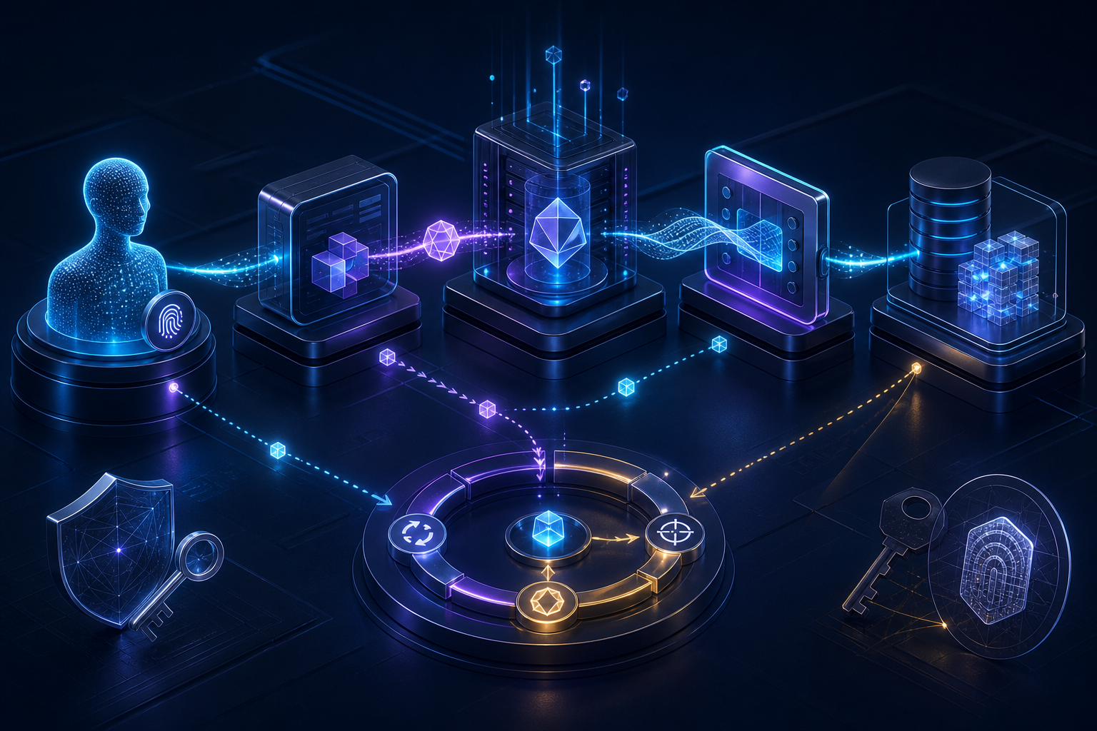 OAuth 2.0 flows protected by PKCE, tokens, and modern security controls